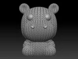 Knitted Hippo-4