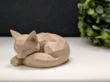 Low Poly Sleeping Fox-8