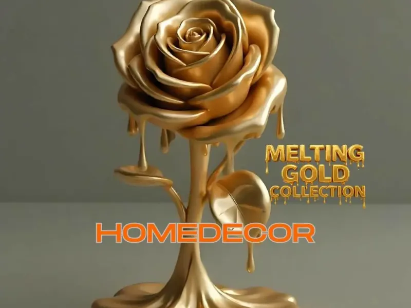 Melting Gold Rose