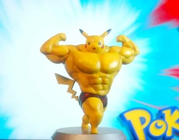 Pikachu Musculoso