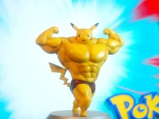 Pikachu Musculoso