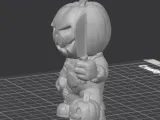 Pumpkin Guardian – 3D Printable Statue-2