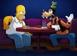 Homer Simpson e Pateta