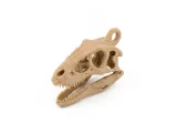 Velociraptor Skull | Fossil Keychain-1