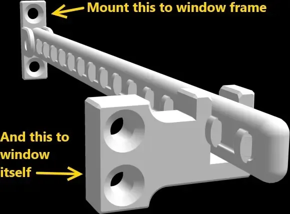 Window latch - position retainer