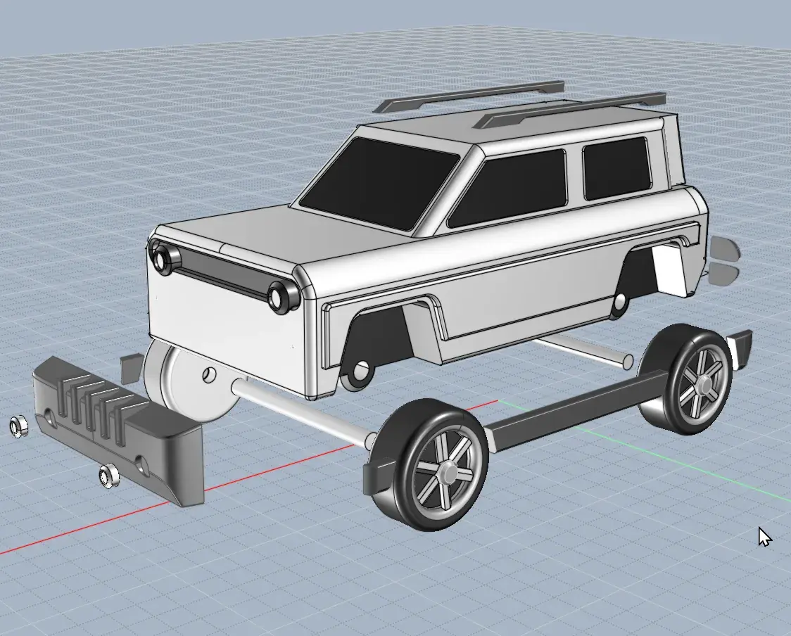 3d printable vehicle concept
