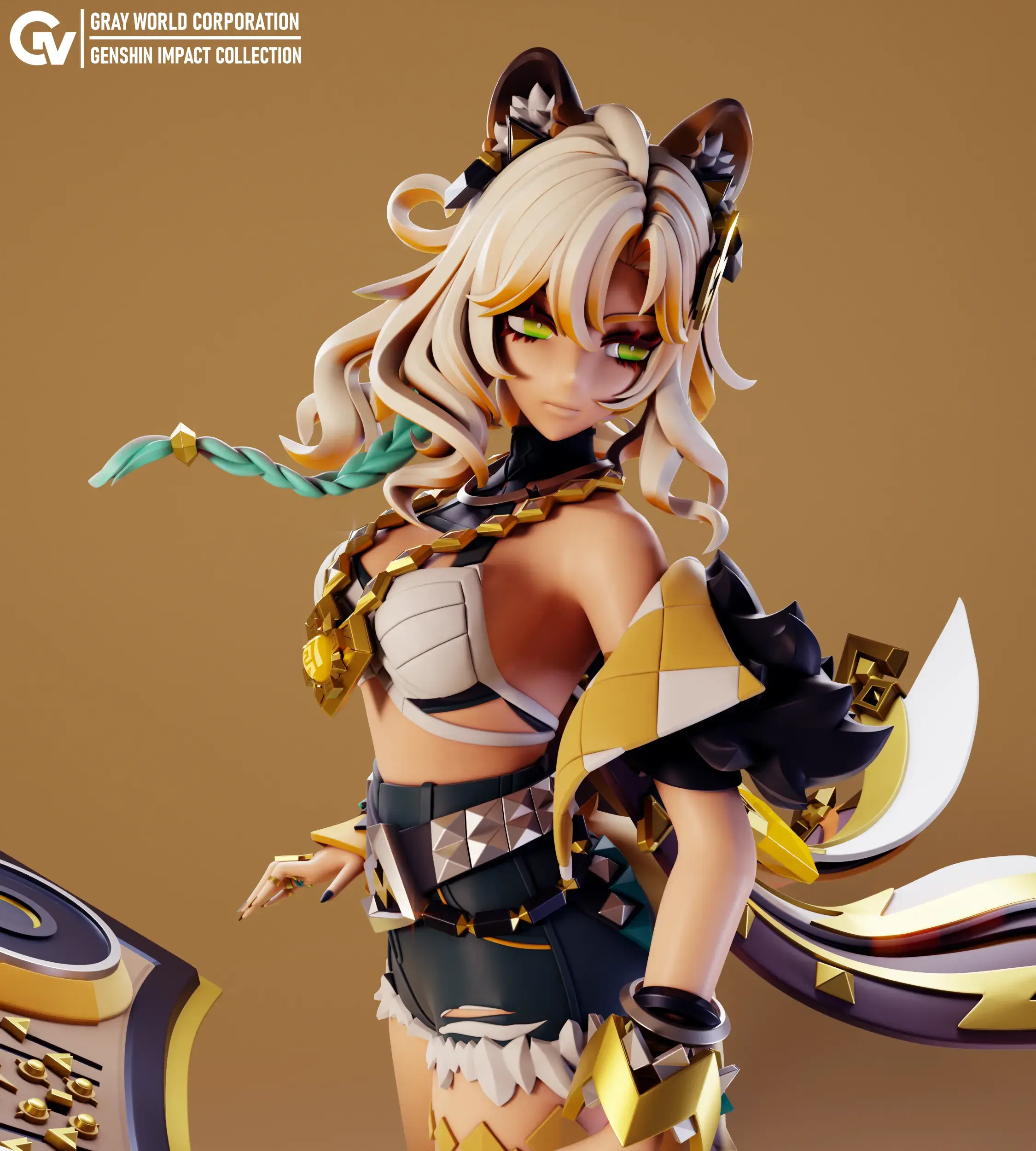 Characters & Creatures STL ダウンロード - Xilonen | Genshin Impact