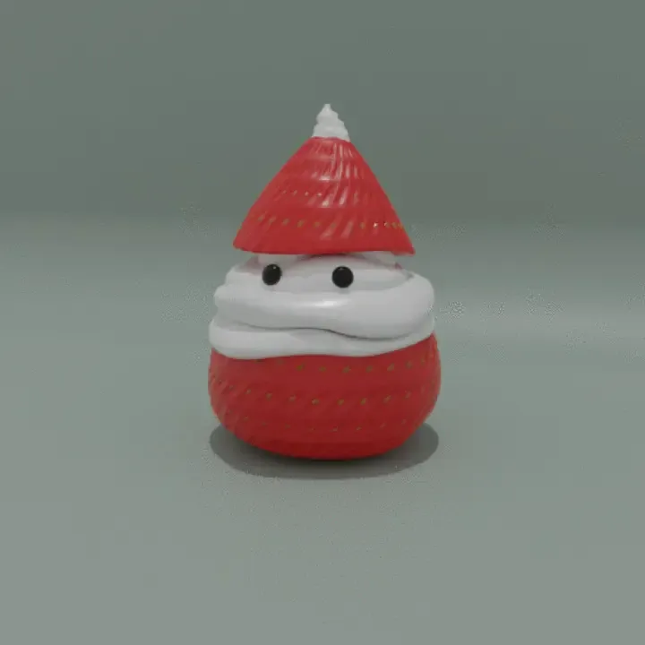 X-Mas Çilekli Noel Baba