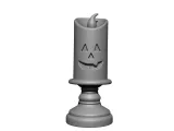 Halloween candlestick-1