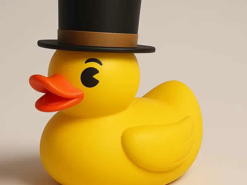 hat duck