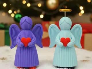 Heart Holder Angel Christmas