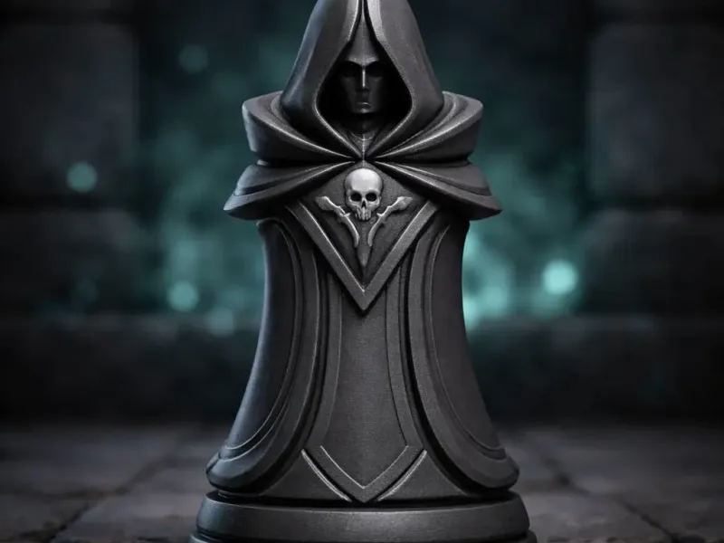 Bishop Necromancer Chess Piece 2.0