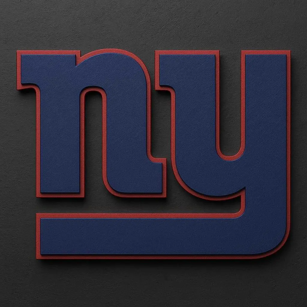 Logo New York Giants – NFL en 3D (Decoración / Fan Art)