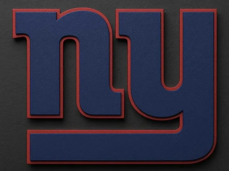 Logo New York Giants – NFL en 3D (Decoración / Fan Art)