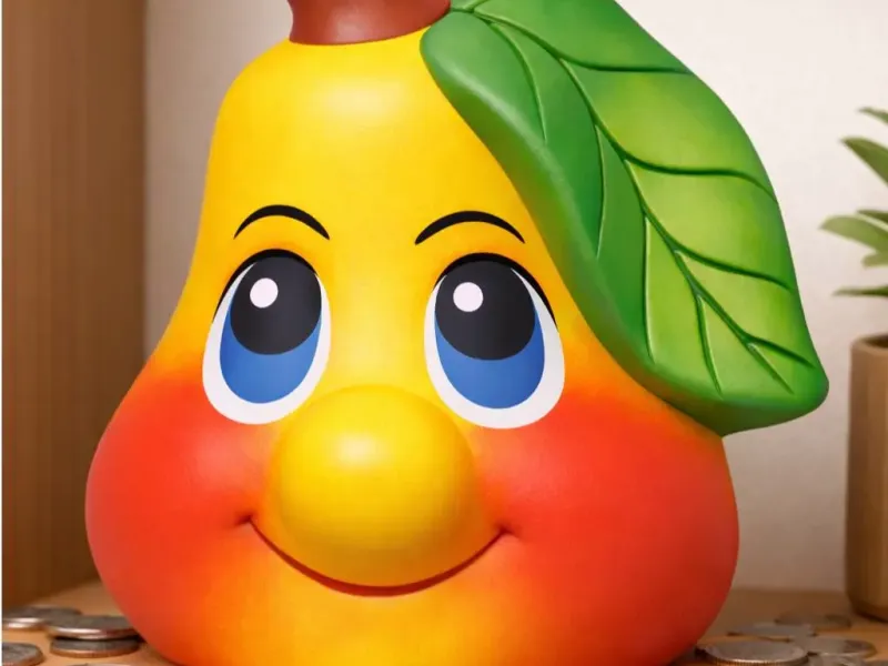Pear piggy bank