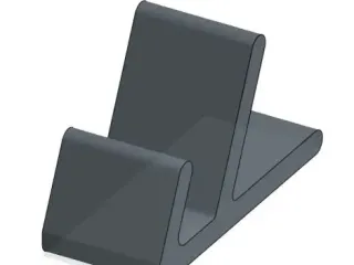 Simple cell phone holder