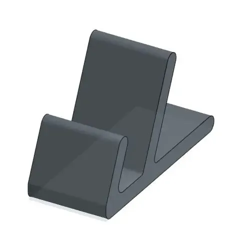 Simple cell phone holder