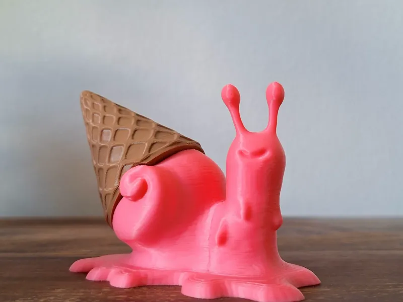 Snail Ice Cream Figure
