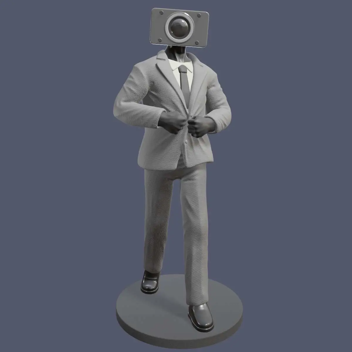 Camera Man Skibidi Toilet Statue Fan Art