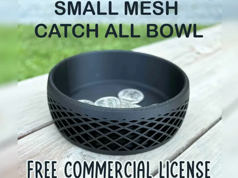 Mesh catch all bowl