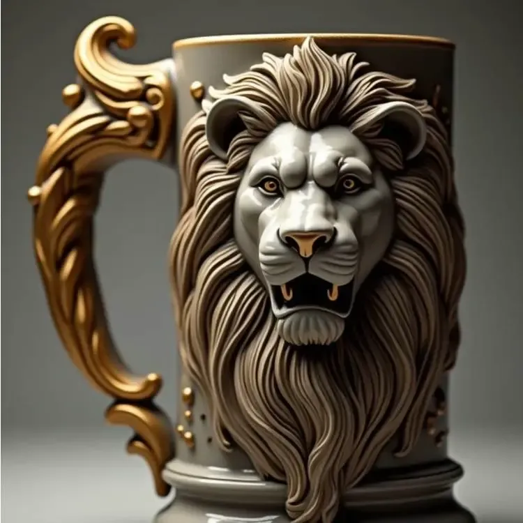 Caneca leão - Mug lion