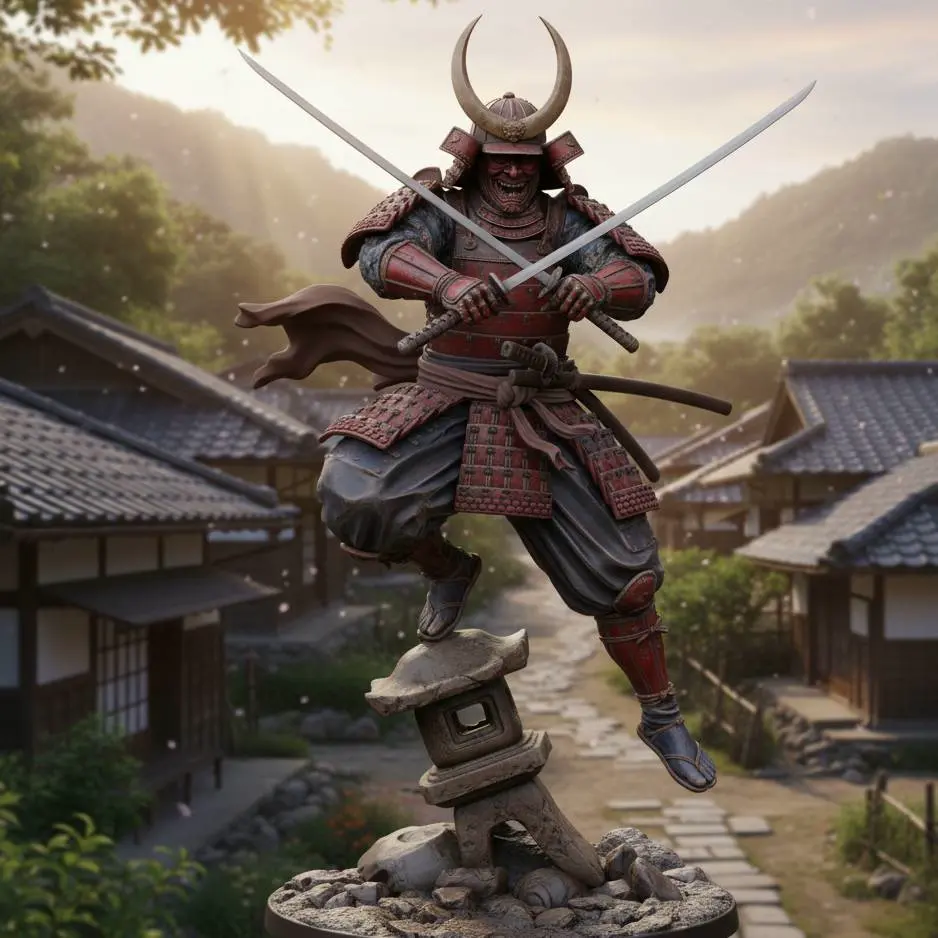 archivos-de-impresora-3d-archivo-3mf-samurai-bushi-creality