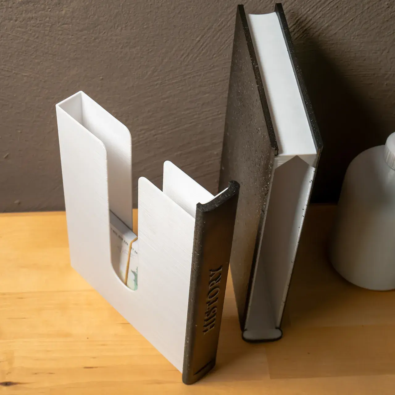 Home Decorations & Ornaments STL Download - Book Storage Safeby magann