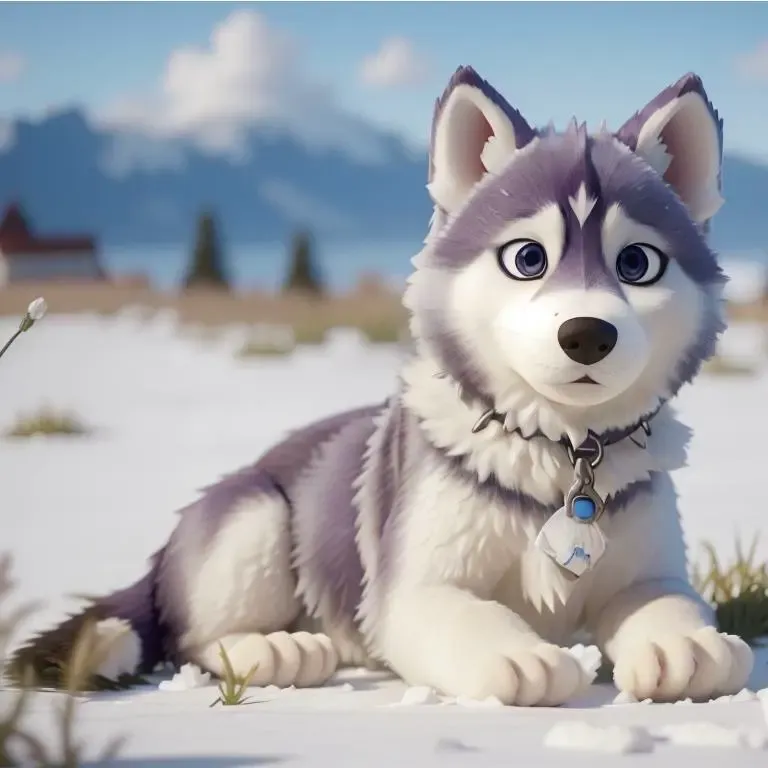 Husky Welpe