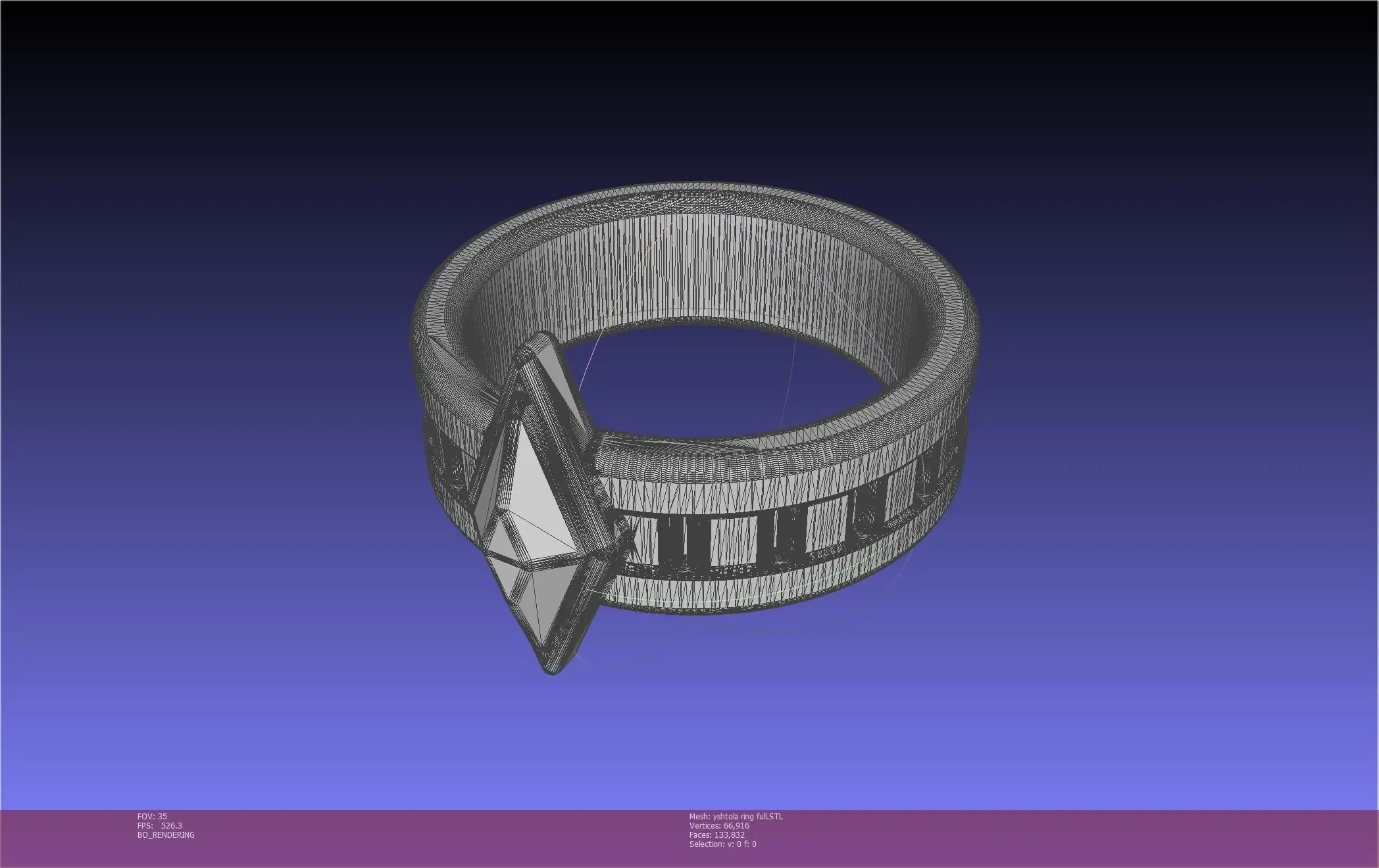 Final Fantasy XIV Yshtola Ring Printable Model
