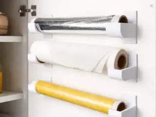 suporte para rolos de cozinha