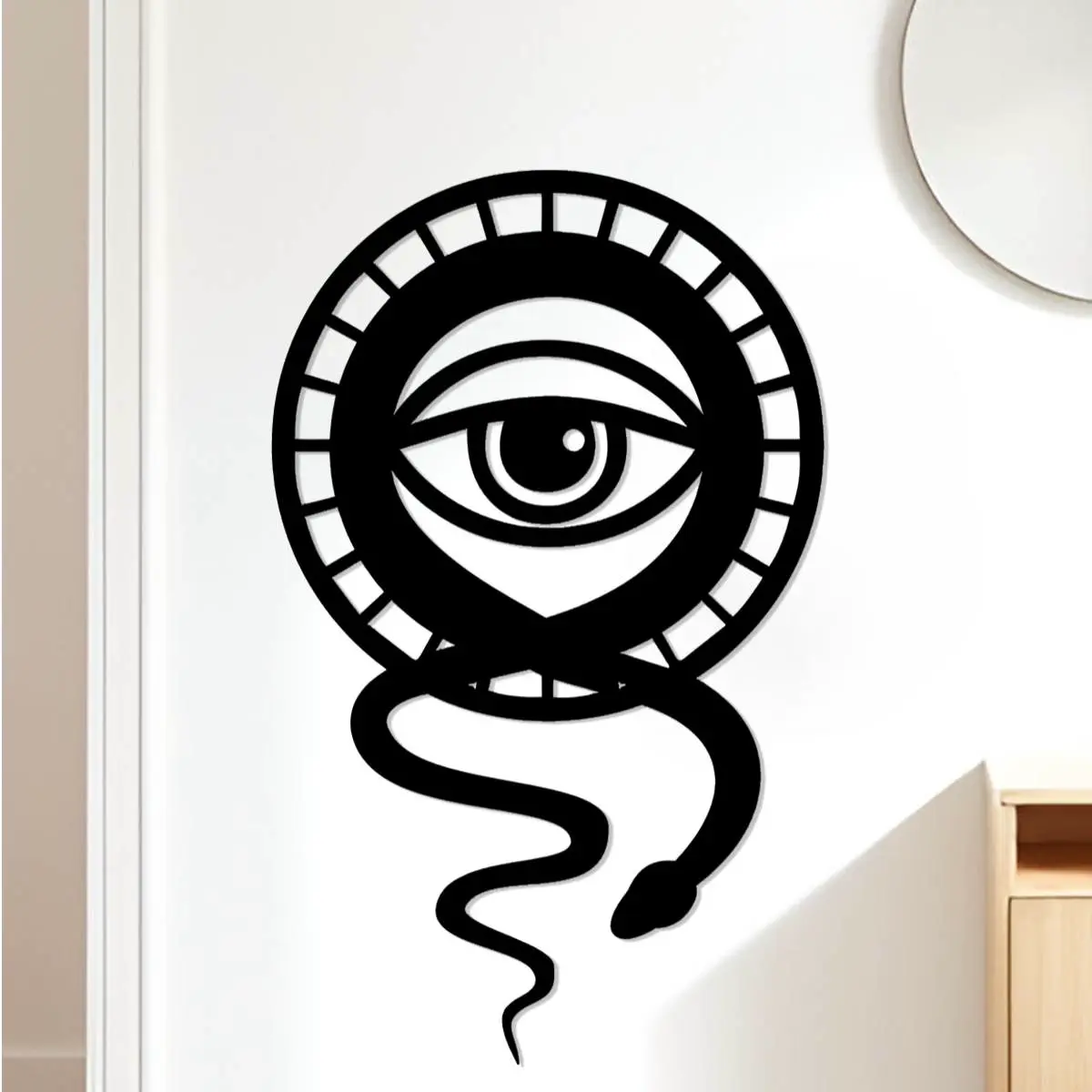 Snake Eye Wall Art, Wall Decor, Home Decor