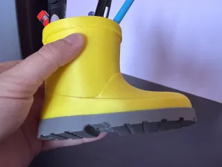 Boot Pencil Holder