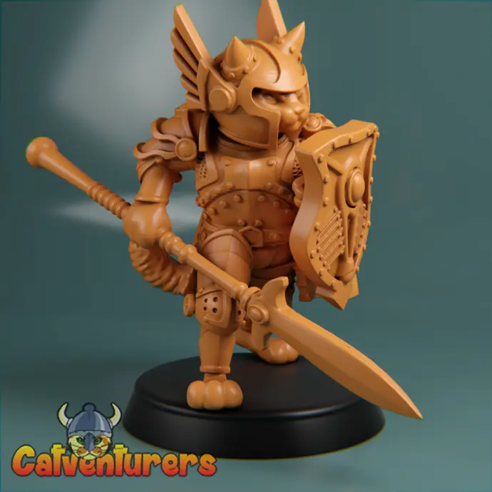 Prince Purrpaws Paladin Cat