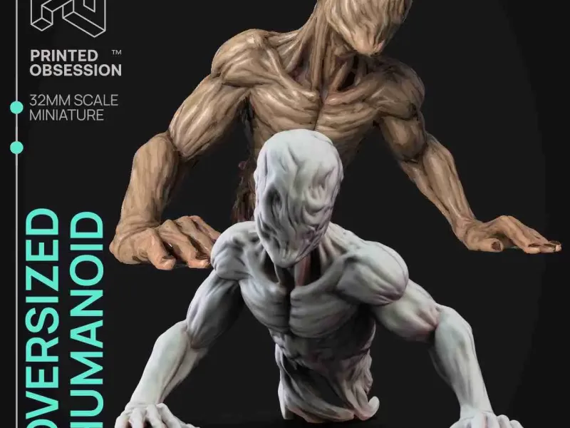 Übergroßer Humanoid - SCP-vorgestützt - 32mm Maßstab