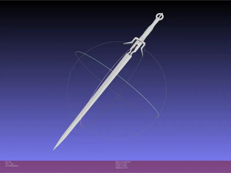 The Witcher Ciri Sword Printable Assembly