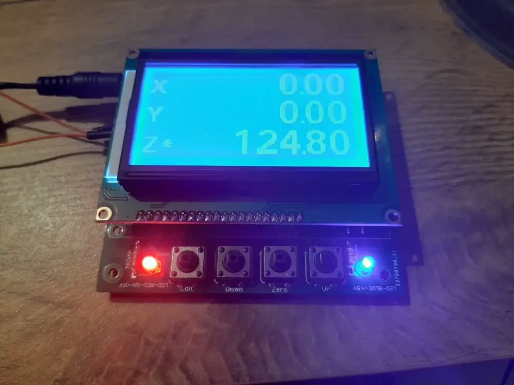 Arduino Digital Caliper Readout with Bluetooth Case for PCB