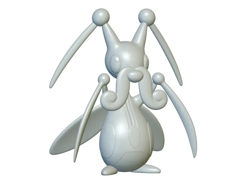 Pokemon Kricketune #402 - Bereit für den 3D-Druck!