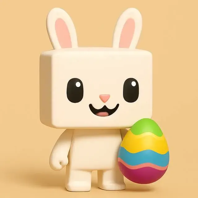 Chibi Lapin pâques
