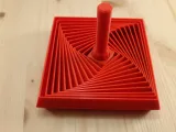 Square Fractal Fidget with Handle-5