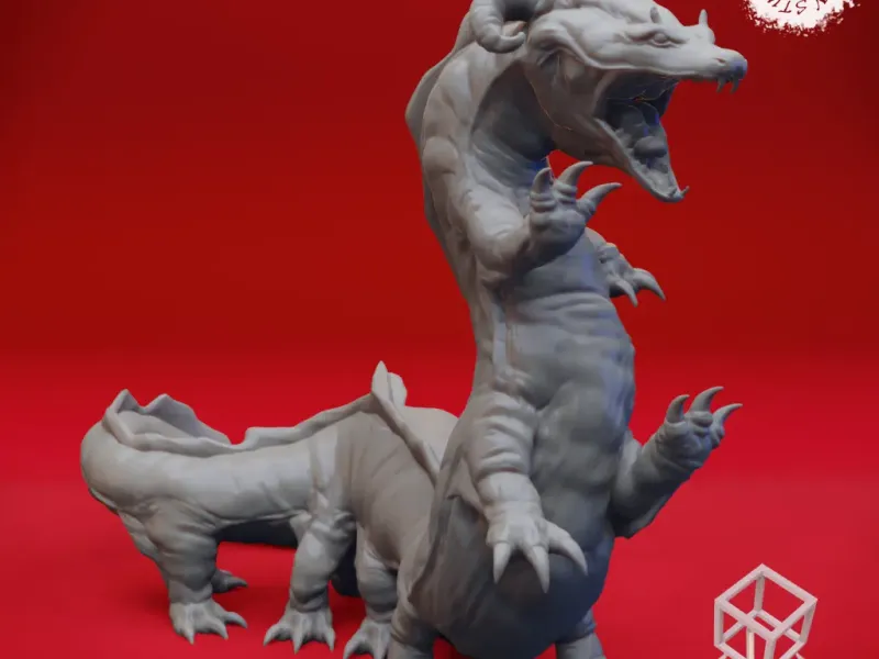 Behir - Miniatura da tavolo (pre-supportata)