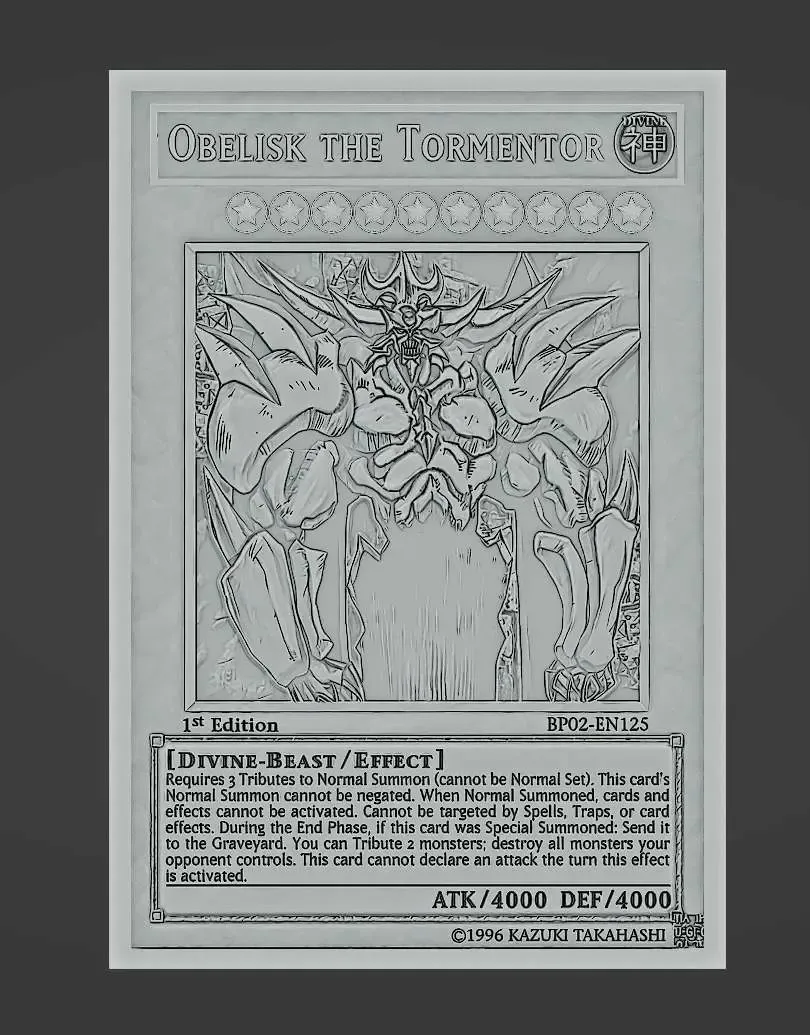 obelisk the tormentor - yugioh
