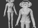SPEAKER WOMAN FROM SKIBIDI TOILET | 3D FAN ART-3