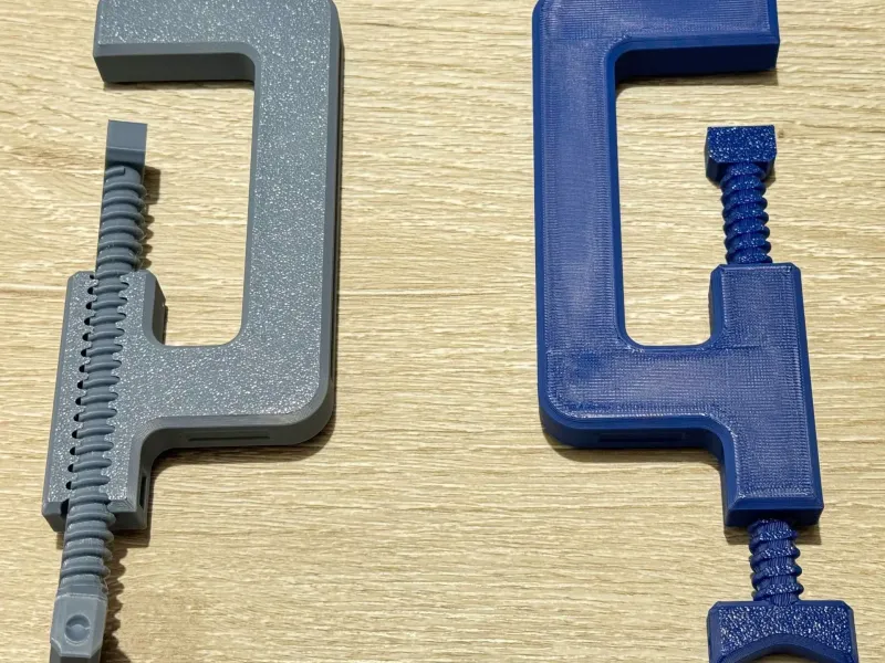 Clamp print-in-place