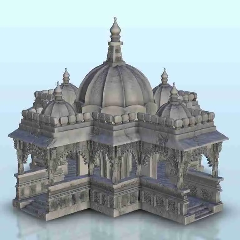 Packung mit indischen Gebäuden und Zubehör - Miniaturen Warhamm