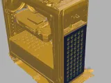 Universal front panel for PC computer. Air intake, ventilation.-1