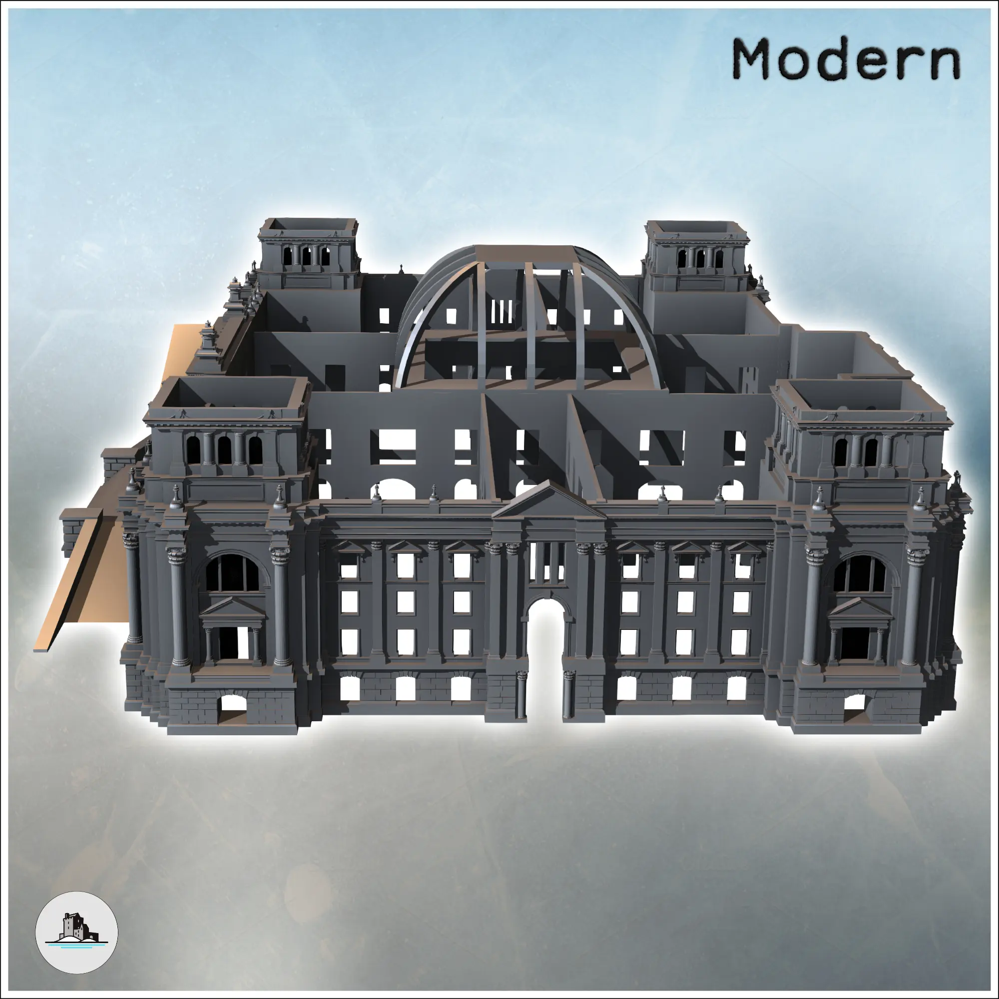 Former Reichstag Palace (Berlin, Germany) - miniatures warha