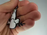 Dove keychain-2