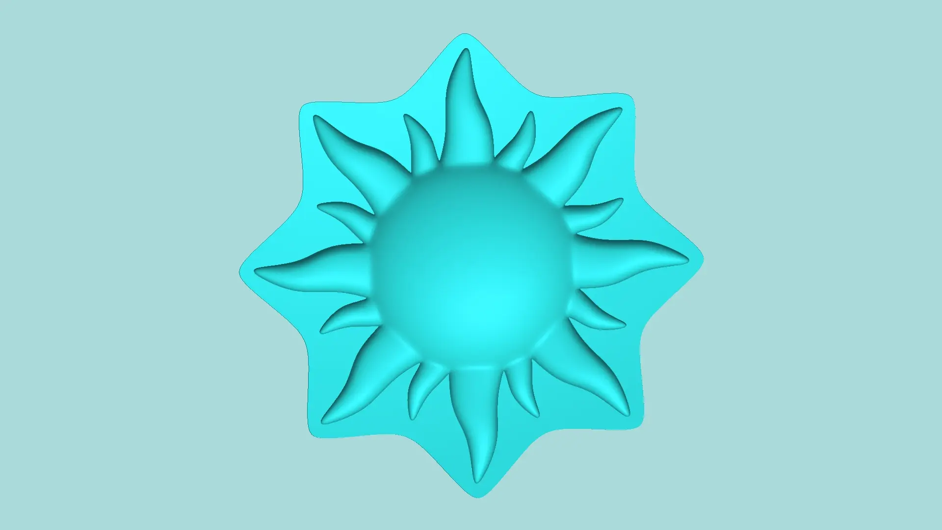 Sun Mold - Silicon Maker Template