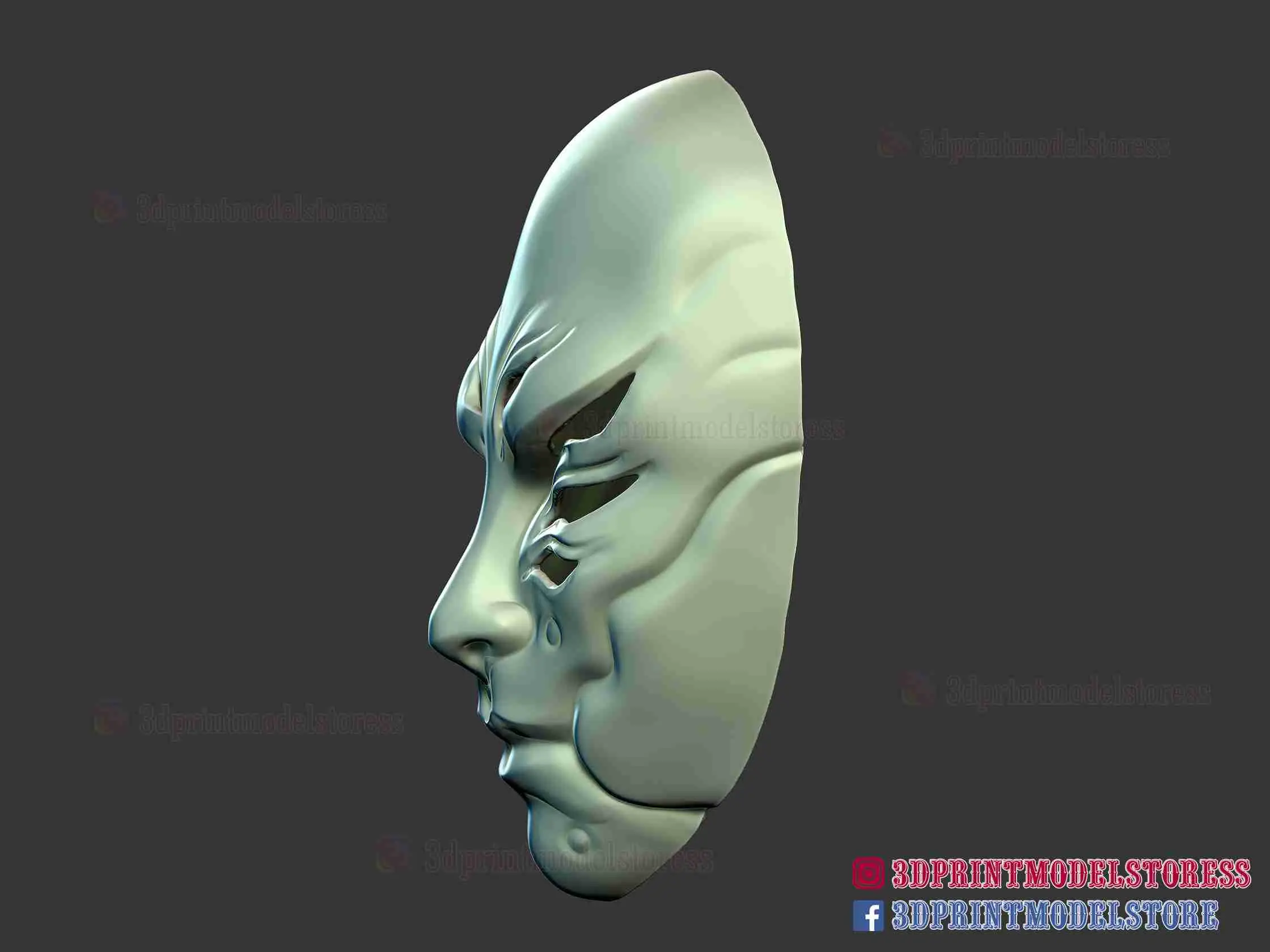 Cyborg Oni Samuray Hayalet Maske - Kabuktaki Hayalet