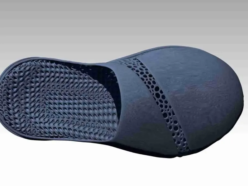 Chinelo azul-marinho